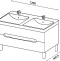 Комплект мебели SanVit Форма 120 двойная белый глянец - 4