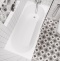 Акриловая ванна STWORKI Хельсинки 160x70 с каркасом, прямоугольная, российская, пристенная, встраиваемая 292212 - 1