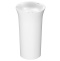 Duravit White Tulip Раковина Ø 500  мм напольная, без отв под смес, с керам крышкой, без перелива, сифон,  слив в стену, цвет: белый 2702500070 - 0