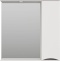 Зеркало-шкаф Misty Атлантик 70 R белый с подсветкой  П-Атл-4070-010П - 1