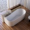 Акриловая ванна Abber 150x75 белый  AB9496-1.5 L - 1