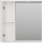 Зеркало-шкаф Misty Атлантик 70 L белый с подсветкой  П-Атл-4070-010Л - 2