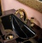 Тумба под раковину моноблок Boheme Armadi Art Monaco 100 черный глянец - золото 866-100-BG - 7