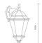 Уличный настенный светильник Arte Lamp Genova A1204AL-1BN - 1