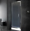 Душевая дверь в нишу Royal Bath HV 90x185 профиль хром стекло рифленое  RB90HV-C-CH - 1