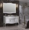 Мебель для ванной Opadiris Лаура 120 белая с патиной - 0