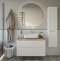 Мебель для ванной STWORKI Берген 100 белая со светлой столешницей, раковина Soul 1 549587 - 0