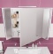 Мебель для ванной СанТа Омега Люкс 120 напольная белая - 4