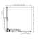 AQ ARI KV 09020BL Душевой уголок квадратный, двери раздвижные 900x900x2000 профиль черный, стекло прозрачное - 4