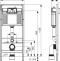 Комплект Унитаз подвесной Duravit Architec 45720900A1 + Система инсталляции для унитазов TECE Base NEW с кнопкой смыва - 3
