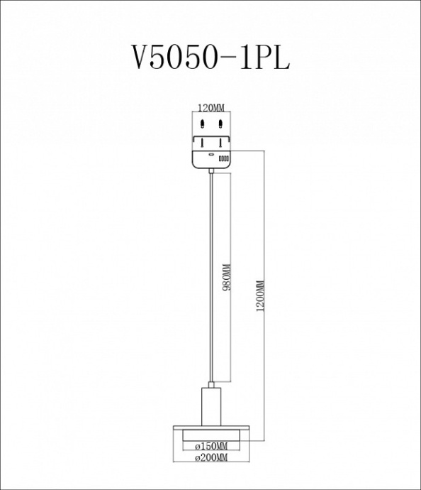 Подвесной светильник Moderli Solumn V5050-1PL - 1