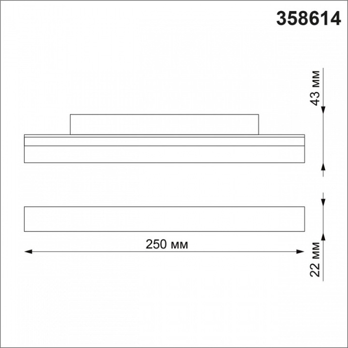 Трековый светодиодный светильник Novotech Shino Flum 358614 - 7