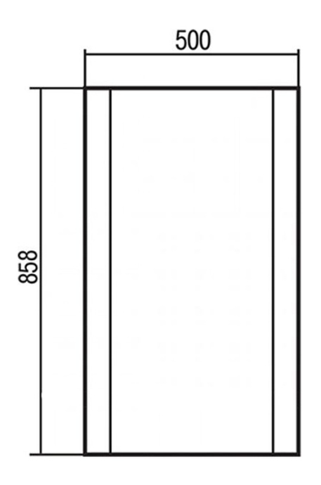 Комплект мебели подвесной Aquaton Ария М 50 белый - 10