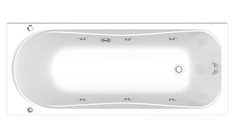 Акриловая ванна Bas Стайл 160 см с г/м ВГ00223 - 2