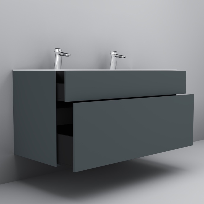 Мебель для ванной Am.Pm Inspire V2.0 120 графит матовый - 4