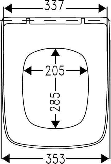 Крышка-сиденье Roca Gap тонкое с микролифтом 801472001 - 4