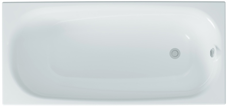 Акриловая ванна DIWO Кострома 180x70 прямоугольная, белая, российская, пристенная, с ножками 506400 - 0