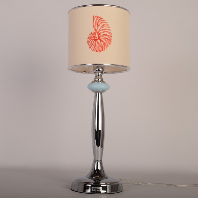 Настольная лампа декоративная Manne TL.7737-1BL TL.7737-1BL (ракушка) настольная лампа 1л - 0