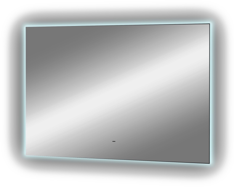 Зеркало DIWO Элиста 100 с подсветкой светодиодной, прямоугольное инфракрасный выключатель ЗЛП1746 - 8