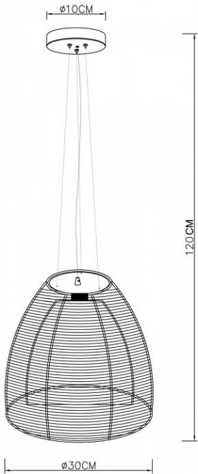 Подвесной светильник Deko-Light Filo Big Mob 342027 - 1