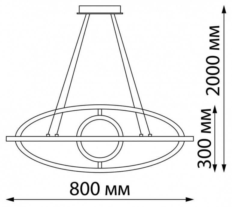Подвесной светодиодный светильник Novotech Over Ondo 359180 - 2