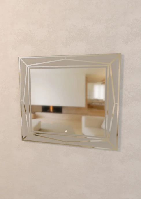 Зеркало Sanvit Геометрия 120 с подсветкой  zgeo120 - 1