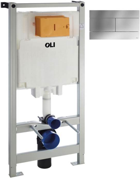 Система инсталляции для унитазов OLI Oli 80 с кнопкой смыва Slim 300572mSl00 - 0