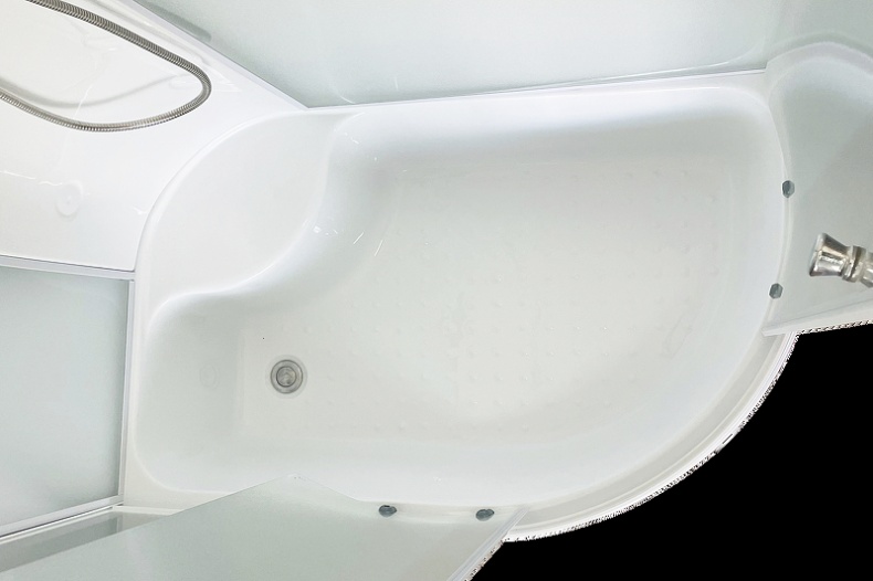 Душевая кабина Royal Bath BK 120x80 R профиль белый стекло матовое RB8120BK4-MM-R - 4