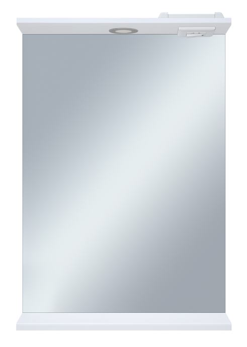 Зеркало Misty Енисей 50 с подсветкой и полкой Э-Ени02050-011 - 1