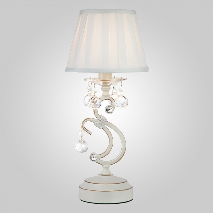 Настольная лампа декоративная Eurosvet Ivin 12075/1T белый Strotskis настольная лампа - 0
