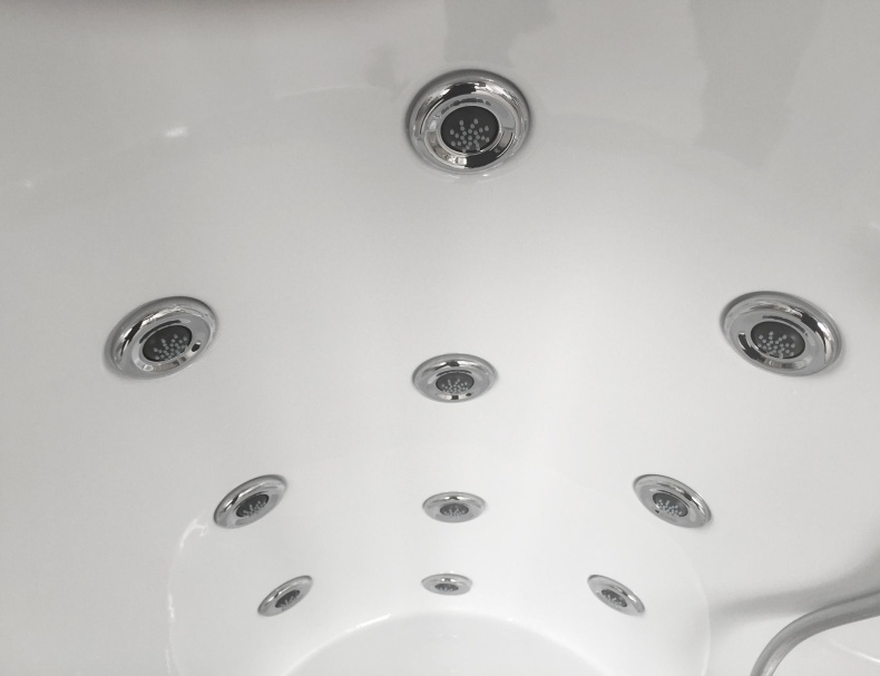 Душевой бокс Royal Bath ALP 150х100 R профиль белый стекло матовое с гидромассажем  RB150ALP-С R - 3