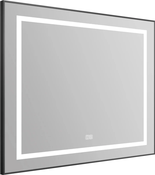 Зеркало BelBagno Kraft  88.5х78.5 с подсветкой, подогревом, черное  SPC-KRAFT-885-785-TCH-WARM-NERO - 2
