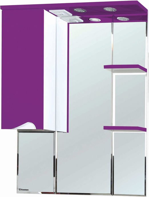 Зеркало-шкаф Bellezza Эйфория 80 L фиолетовый 4619113002410 - 0