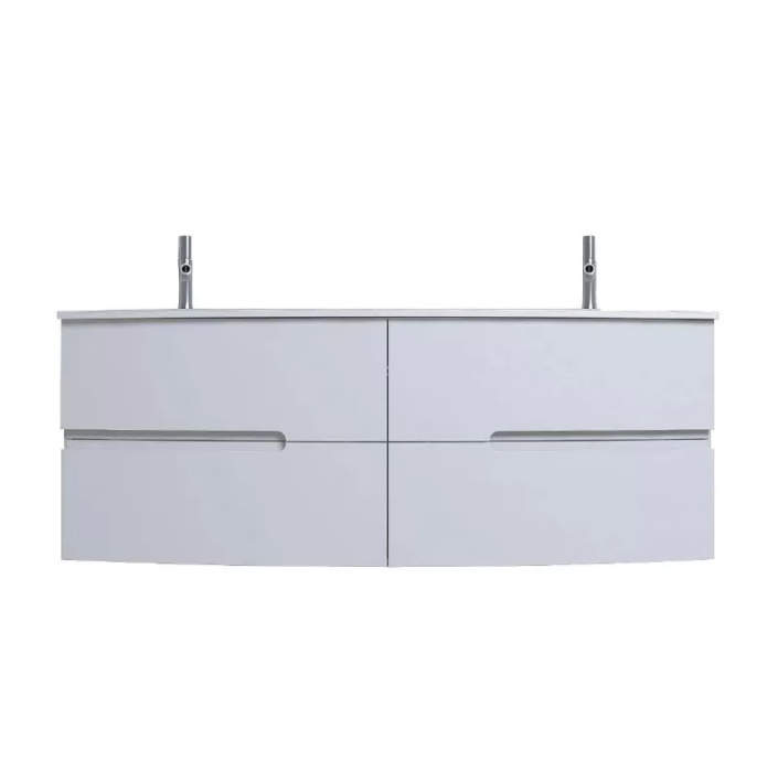 EB1891RU-G1C Nona Мебель с интегрированными ручками, глянцевый белый, 140 см, 4 ящика - 0