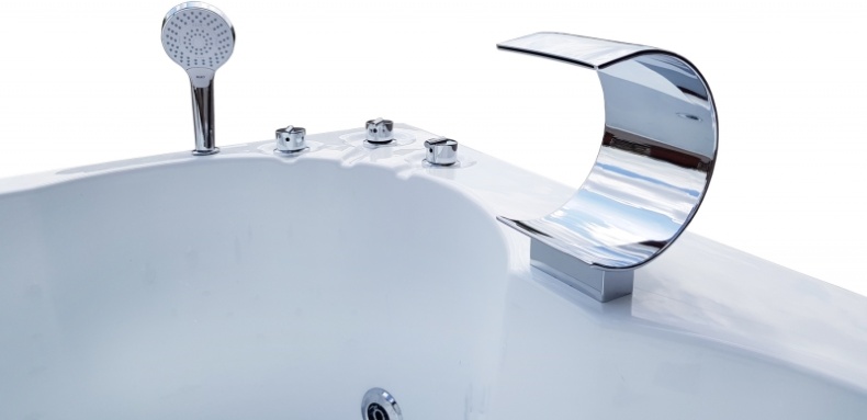 Ванна акриловая Royal Bath Hardon De Luxe 200х150 с гидромассажем белый RB083100DL - 4