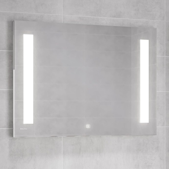 Зеркало Cersanit LED 020 base 80, с подсветкой, сенсор на зеркале KN-LU-LED020*80-b-Os - 0