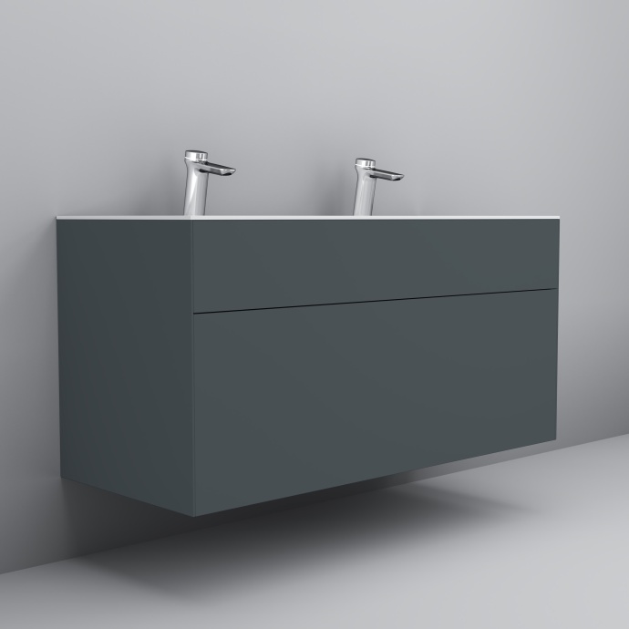 Мебель для ванной Am.Pm Inspire V2.0 120 графит матовый - 2