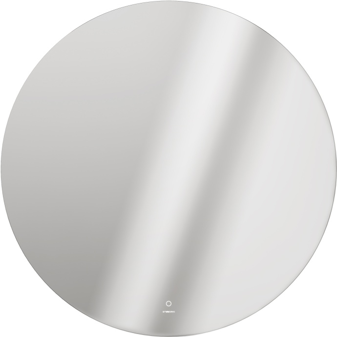 Зеркало круглое STWORKI Мальмё 100 с ореольной подсветкой, сенсор на зеркале, круглое, настенное LED-00002462 - 5