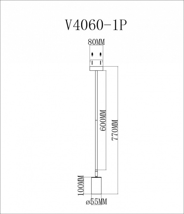 Светильник на штанге Moderli Section V4060-1P - 1