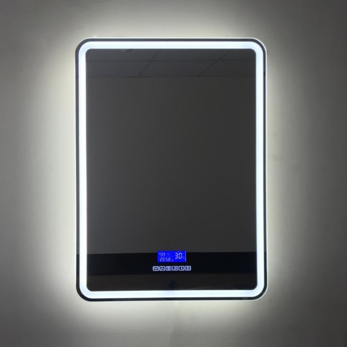 Зеркало BelBagno SPC-MAR-600-800-LED-TCH-RAD с bluetooth, термометром и радио - 0