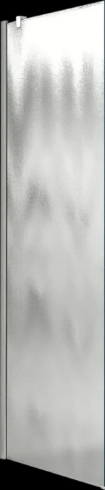 Боковая стенка Vincea Orta 90х190 хром стекло рифленое VSG-1O900CH - 0