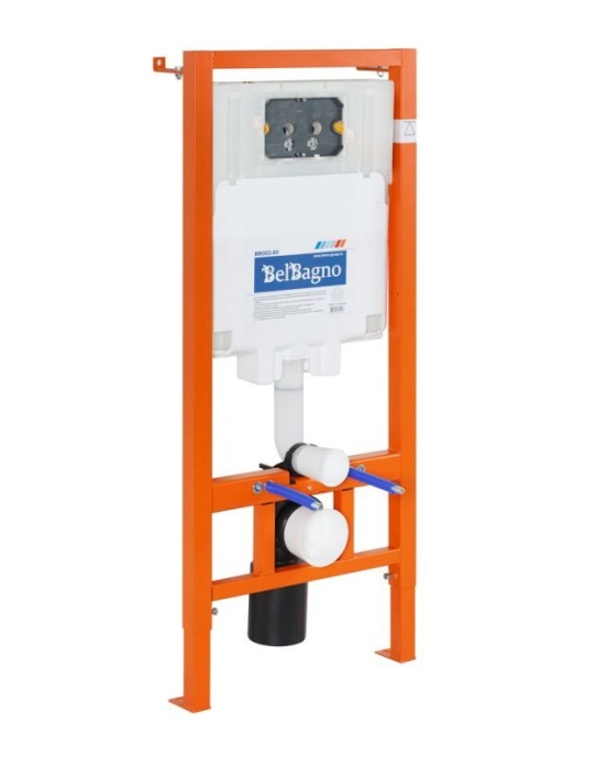 Система инсталляции BelBagno 80 с кнопкой смыва хром BB002-80/BB005-PR-CHROME - 3