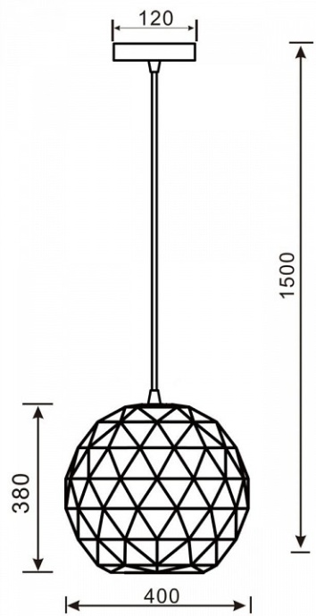 Подвесной светильник Deko-Light Asterope round 342130 - 1