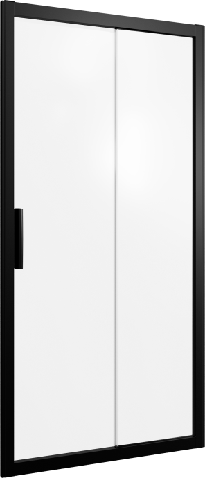 Душевая дверь в нишу STWORKI Стокгольм DE019D2100200 100 см профиль черный матовый, стекло матовое 3GW224TTKK000 - 3