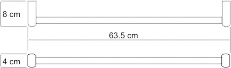 Полотенцедержатель Wasserkraft Berkel 63.5 хром K-6830 - 2