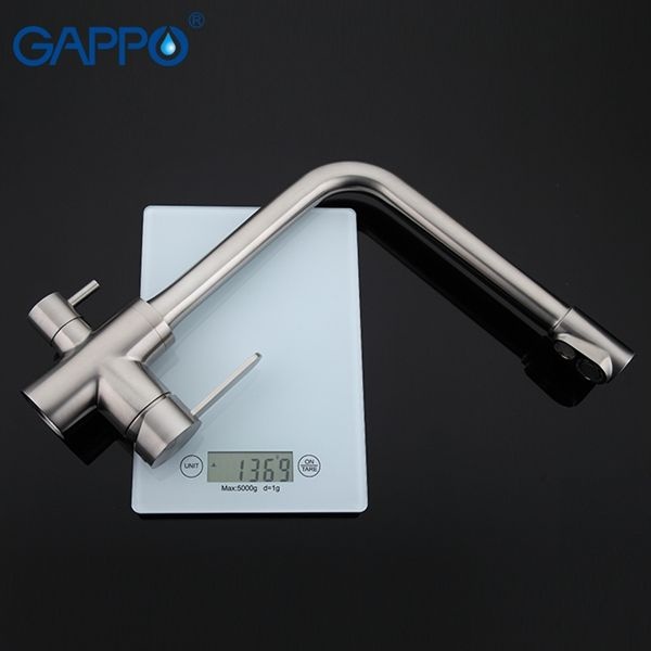Смеситель для кухни Gappo стальной G4399-1 - 4