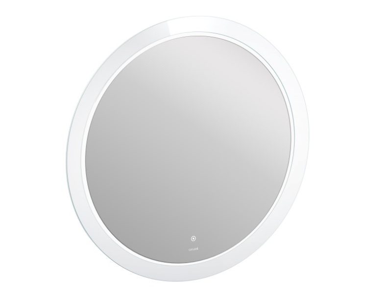 Зеркало LED 012 design 88x88 с подсветкой хол. тепл. cвет круглое KN-LU-LED012*88-d-Os - 0