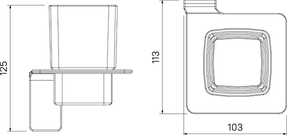 Стакан IDDIS Slide матовое стекло, графитовый SLIGMG1i45 - 3
