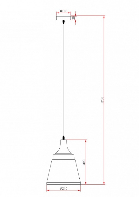 Подвесной светильник Escada Aries 1100/1S - 3