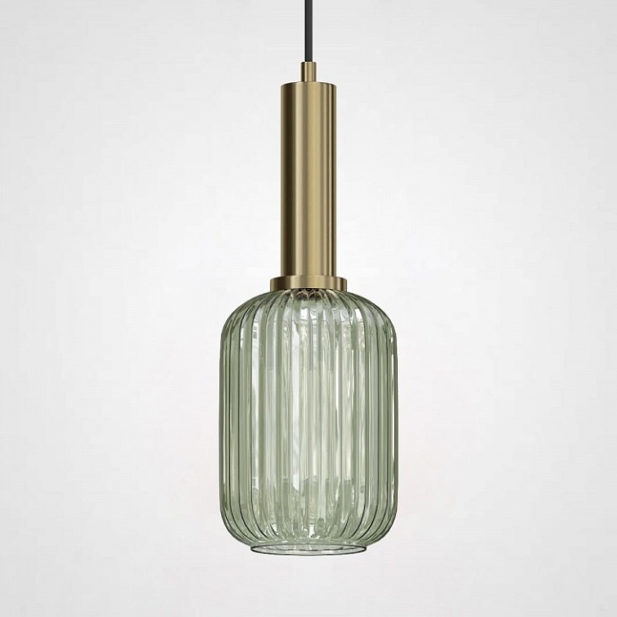 Подвесной светильник Imperiumloft Ferm Living Chinese Lantern A Brass / Green IRIS01 - 0